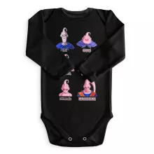 Body bébé manches longues Boubou « Un sacré caractères... » – Parodie Dragon Ball Z