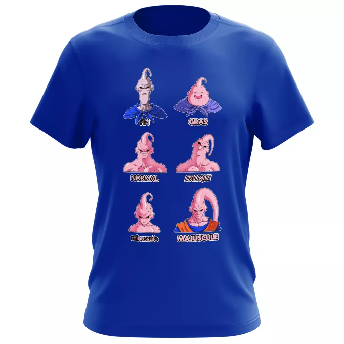 T-shirts Hommes Parodie Dragon Ball Z - DBZ Un sacré caractères... - Boubou aka Majin Bou aka Super Bou aka Bouhan
