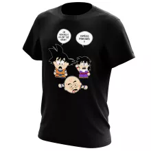 T-shirt Sangoku « Le comique de répétition... » – Parodie Dragon Ball Z