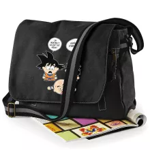 Sac à bandoulière Sangoku « Le comique de répétition... » – Parodie Dragon Ball Z