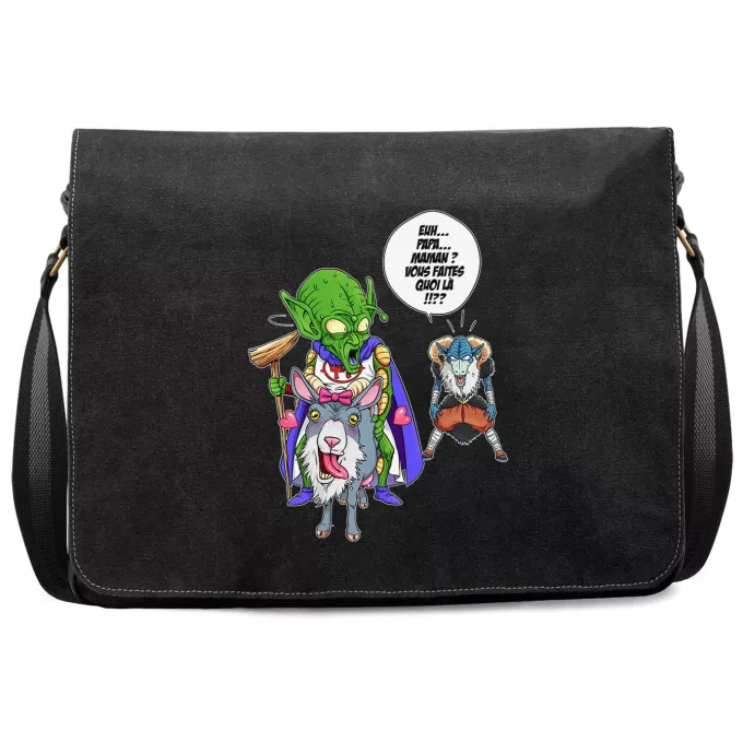 Sac à Bandoulière Premium Parodie Dragon Ball Super Aux origines du mal... - Moro, Le Très-Haut