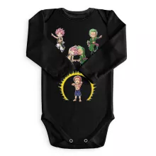 Natsu Lange mouwen Babyromper “Natsu, Lolonoa Zoro en Ryomen Sukuna (Yuji Itadori)” – One Piece parodie