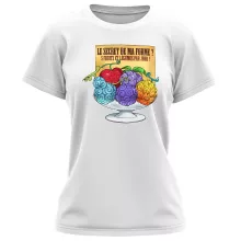 T-shirt Femme Fruit « 5 Fruits et légumes par jour » – Parodie One Piece