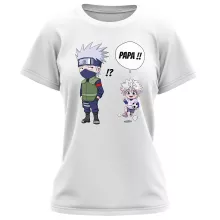 T-shirt Femme Kakashi « Papa Ninja ! » – Parodie Naruto