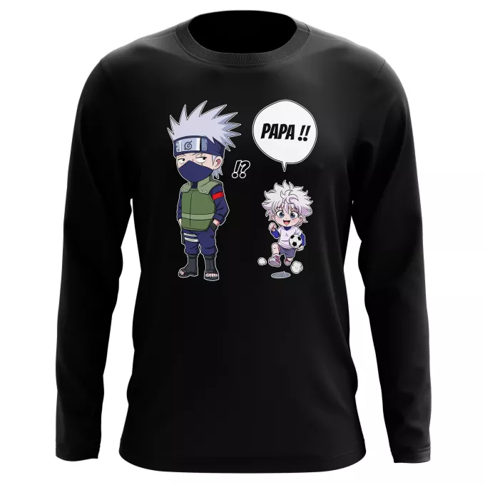 T-Shirts manches longues Parodie Naruto Papa Ninja ! - Kakashi, Kirua