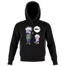 Sweat à capuche Enfant Kakashi « Papa Ninja ! » – Parodie Naruto