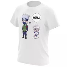 T-shirt Kakashi « Papa Ninja ! » – Parodie Naruto