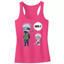 Débardeur Enfant Fille Kakashi « Papa Ninja ! » – Parodie Naruto