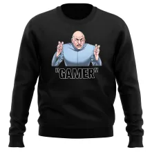 Dr Evil Pullover “Gamer...” – Parodie auf Austin Powers