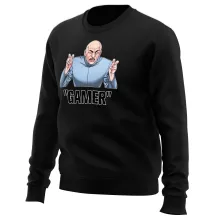 Dr Evil Pullover “Gamer...” – Parodie auf Austin Powers