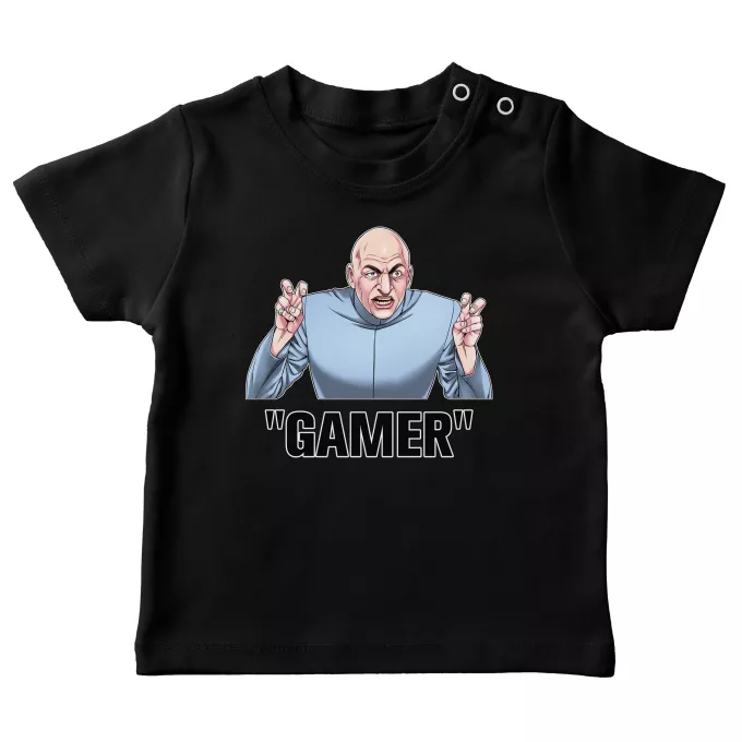 Magliette bebè Paoridia Austin Powers Gamer... - Dottor Male
