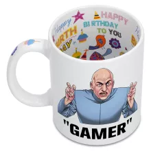 Dr Evil Mugg “Gamer...” – Parodi Austin Powers