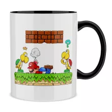 Tasse “Super Mario und Koopa Troopa” – Parodie auf Super Mario