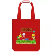 Borsa Tote Bag in cotone organico Videogiochi Parodie