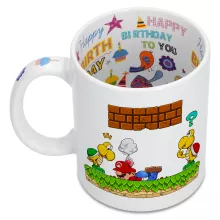 Tasse “Super Mario und Koopa Troopa” – Parodie auf Super Mario