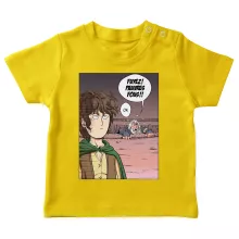 T-shirt bébé Gandalf « Fuyez, pauvre fou !! » – Parodie One-Punch Man