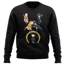 Shigeo Kageyama Pullover “Shigeo kageyama aka Mob, Saitama und Fubuki” – Parodie auf One-Punch Man