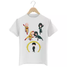 Shigeo Kageyama Kinder T-Shirt “Shigeo kageyama aka Mob, Saitama und Fubuki” – Parodie auf One-Punch Man