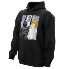 Sweat à capuche Dark Vador « Une révélation choquante... ou pas ! » – Parodie One-Punch Man