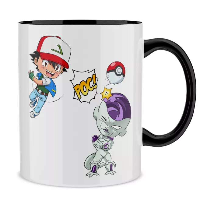Mugs Parodie Pokémon Un Mewtwo sauvage apparait... Ou pas! - Sacha du Bourg-palette, Freezer