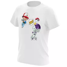 T-shirt Sacha « Un Mewtwo sauvage apparait... Ou pas! » – Parodie Pokémon