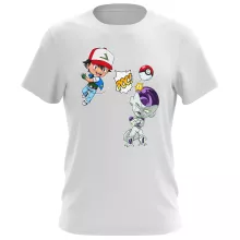 T-shirt Sacha « Un Mewtwo sauvage apparait... Ou pas! » – Parodie Pokémon