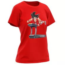Son Goku T-shirt för kvinnor “Son Goku Bûku Jutsu” – Parodi Dragon Ball Z