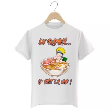 T-shirt Enfant Naruto Uzumaki « Le Ramen... C'est la vie ! » – Parodie Naruto