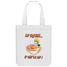 totebag Naruto Uzumaki « Le Ramen... C'est la vie ! » – Parodie Naruto