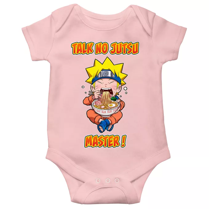 Body baby korta ärmar (flicka) Parodi Naruto Naruto Uzumaki