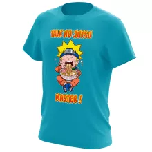 T-shirt Naruto Uzumaki « Le Maître du Talk no Jutsu ! » – Parodie Naruto