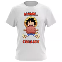 T-shirt Luffy « La Viande... C'est la vie ! » – Parodie One Piece