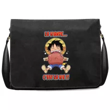 Sac à bandoulière Luffy « La Viande... C'est la vie ! » – Parodie One Piece