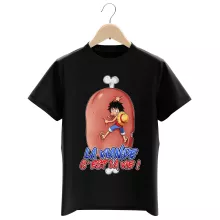 T-shirt Enfant Monkey D Luffy « La Viande c'est la Vie - Giga Gigot édition ! » – Parodie One Piece