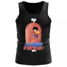 Débardeur Monkey D Luffy « La Viande c'est la Vie - Giga Gigot édition ! » – Parodie One Piece
