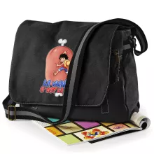 Sac à bandoulière Monkey D Luffy « La Viande c'est la Vie - Giga Gigot édition ! » – Parodie One Piece