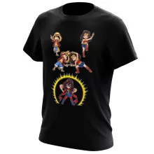 Luffy T-shirt “Gomu Gomu no Fusion !” – One Piece parodie