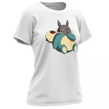 Snorlax Women T-shirt “The ultimate sleeper!” – Pokémon parody