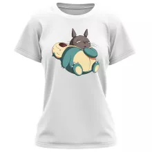 Snorlax Women T-shirt “The ultimate sleeper!” – Pokémon parody