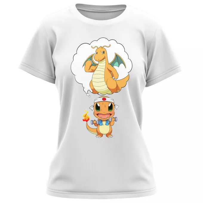 T-shirts Femmes Parodie Pokémon Quand tu rêve de devenir un Colosse...
