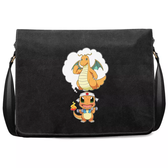 Sac à Bandoulière Premium Parodie Pokémon Quand tu rêve de devenir un Colosse...