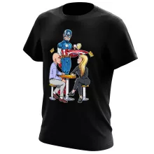 Steve Rogers T-shirt “Steve Rogers aka Captain America” – Parodi Captain America