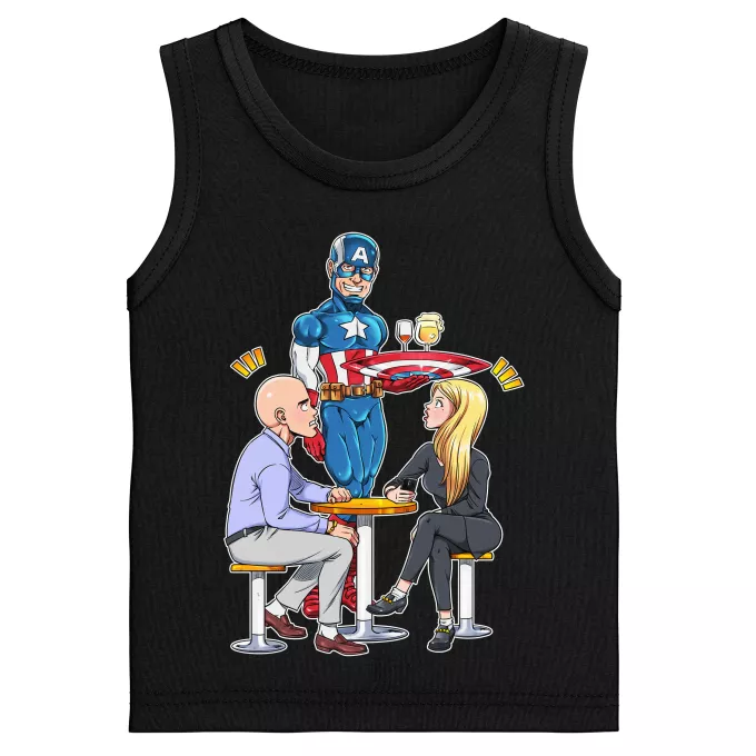 Linnen för barn Parodi Captain America Steve Rogers aka Captain America