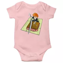 Ichigo Kurosaki Baby Bodysuit (Baby Girls) – Bleach parody