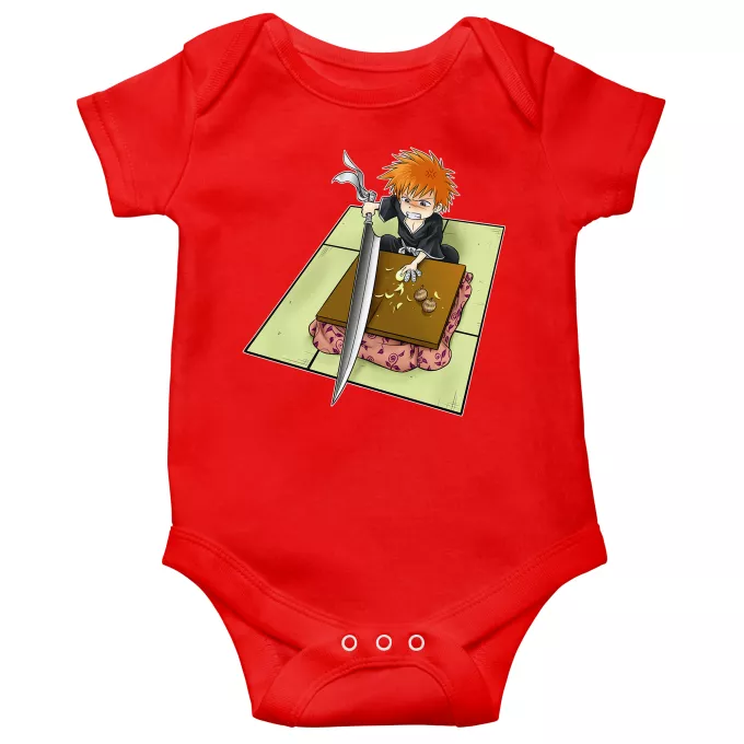 Body per bambini a maniche corte Paoridia Bleach Ichigo Kurosaki