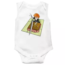 Ichigo Kurosaki Sleeveless Baby Bodysuit – Bleach parody