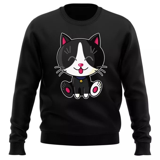 Pulls Parodie Kawaii Baby Cats Kawaii Baby Cat (Noir et Blanc)