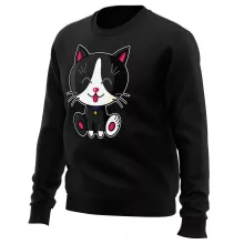 Pull « Kawaii Baby Cat (Noir et Blanc) » – Parodie Kawaii Baby Cats
