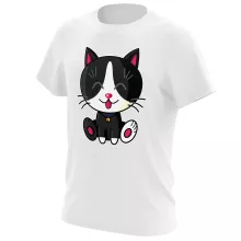 T-shirt « Kawaii Baby Cat (Noir et Blanc) » – Parodie Kawaii Baby Cats