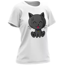 T-shirt Femme « Kawaii Baby Cat (Bleu) » – Parodie Kawaii Baby Cats